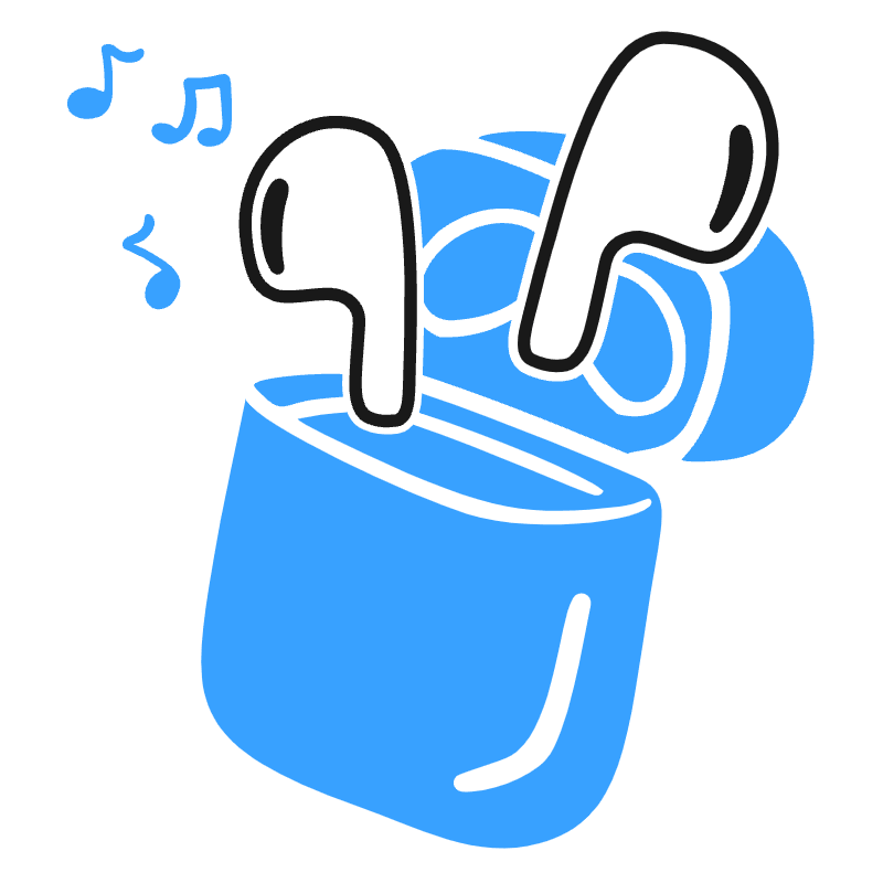 Airpods Earpods Illustration from Brooklyn Set