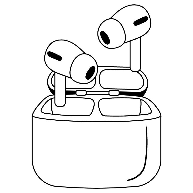 Airpods Earpods Illustration from Milano Set