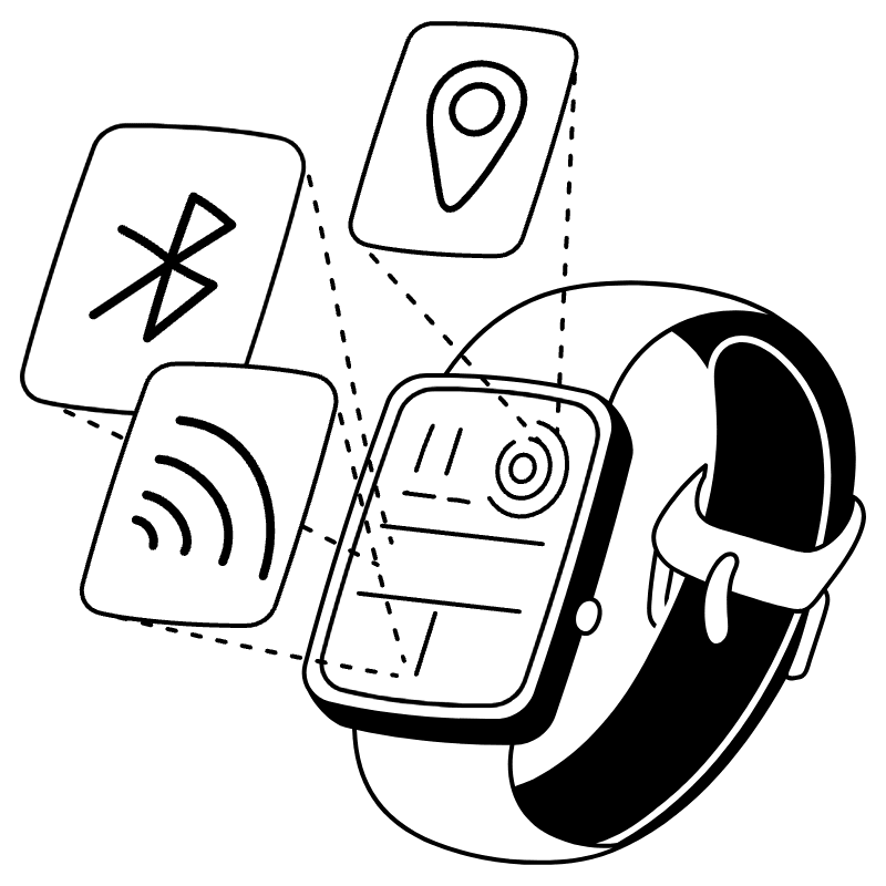 Bluetooth Illustration from Milano Set