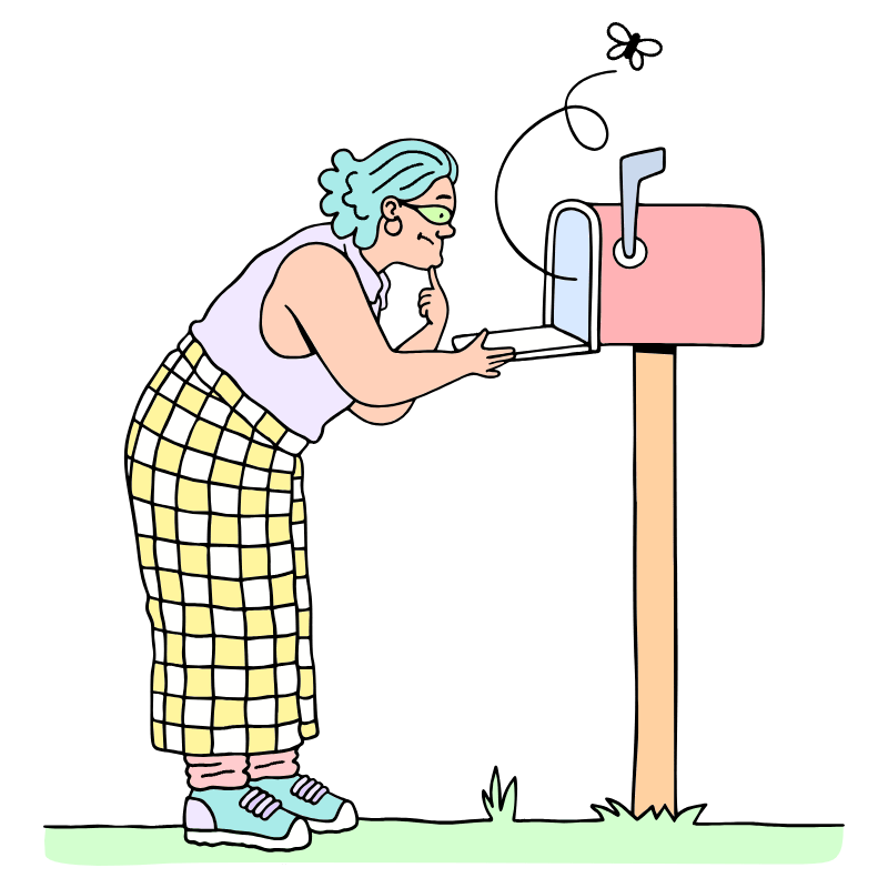 Communication No Mail E Mail Illustration from Bruxelles Set