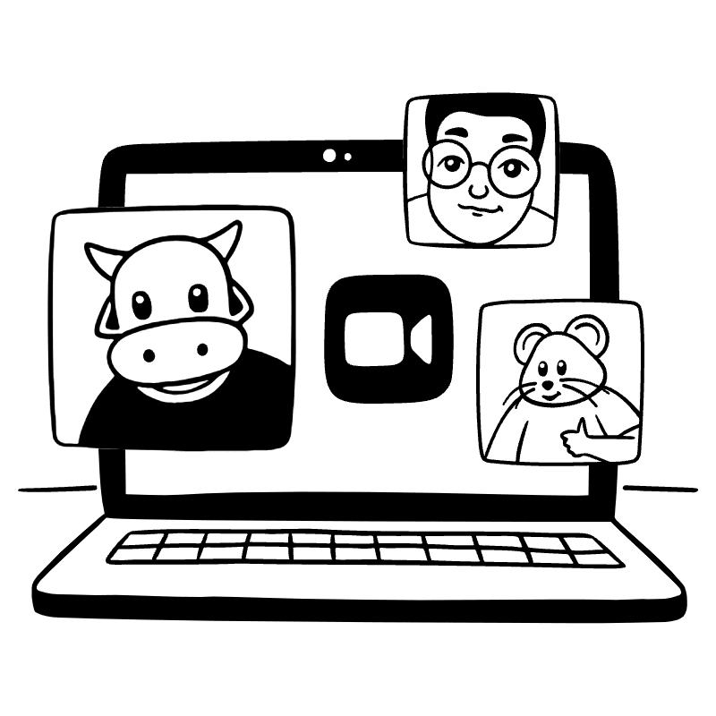 Facetime Meeting 8 Illustration from Milano Set