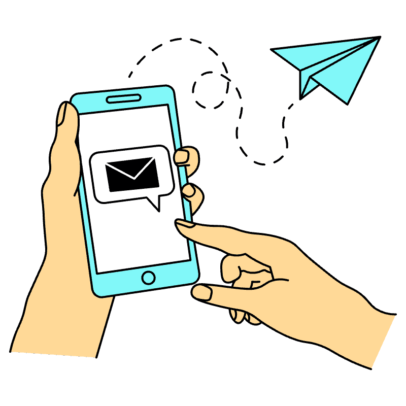 Message Send Illustration from London Set