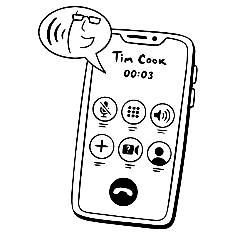 Phone Call 1 Illustration from Milano Set