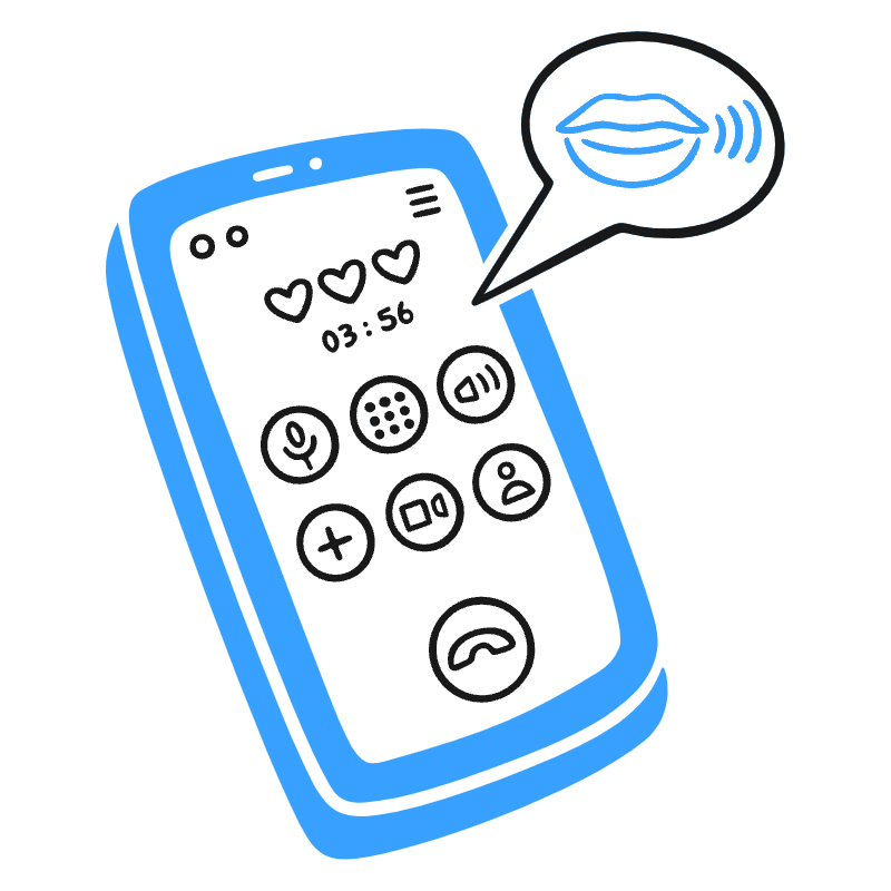 Phone Call Illustration from Brooklyn Set