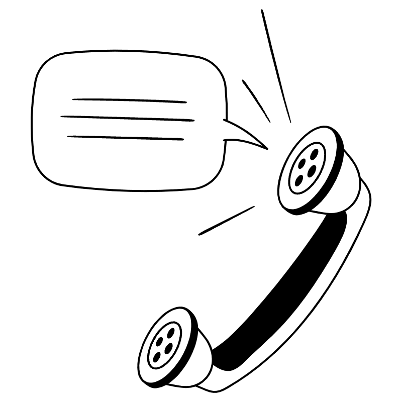 Phone Call Illustration from Milano Set