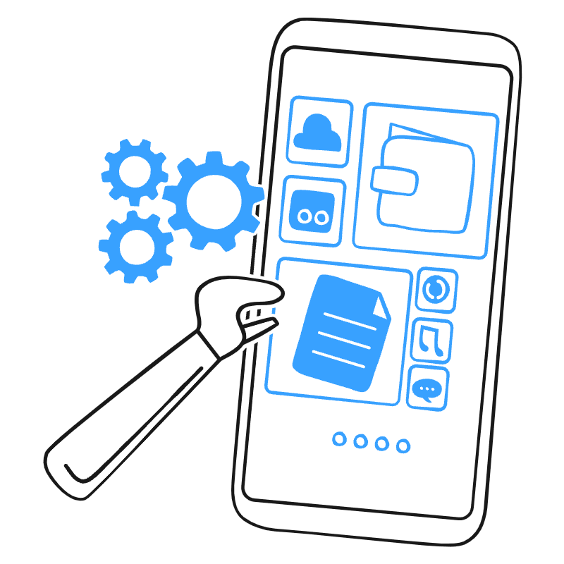 Phone Customization 2 Illustration from Brooklyn Set