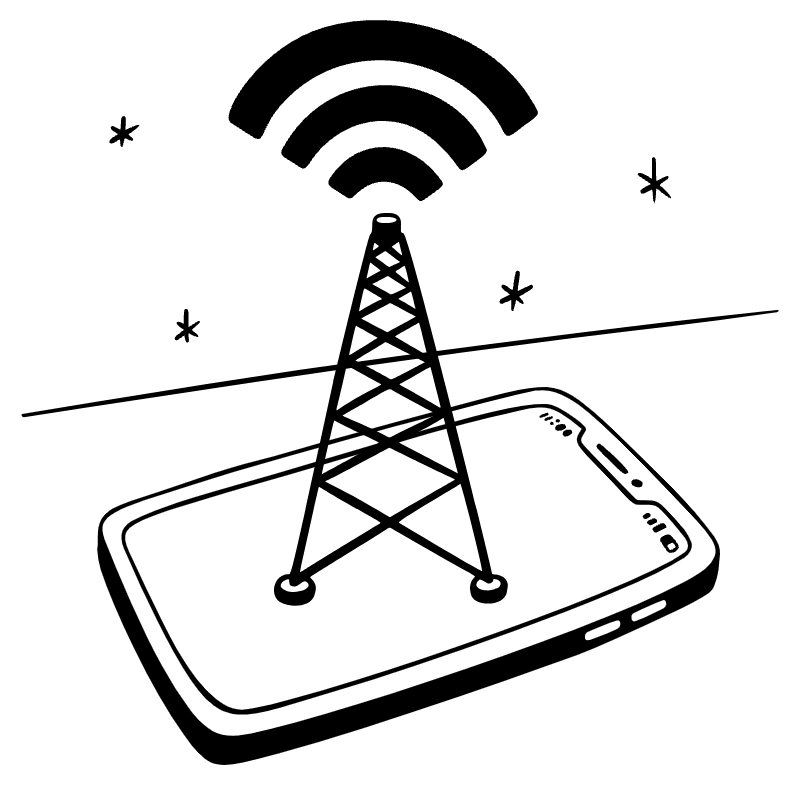 Phone Hotspot 1 Illustration from Milano Set