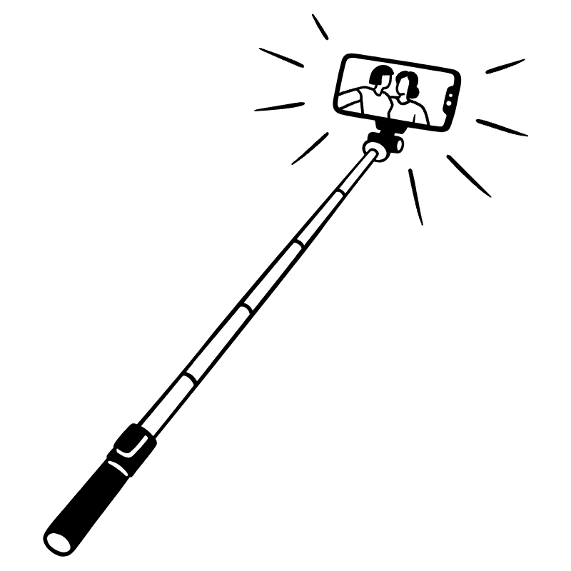 Phone Selfie Stick 1 Illustration from Milano Set