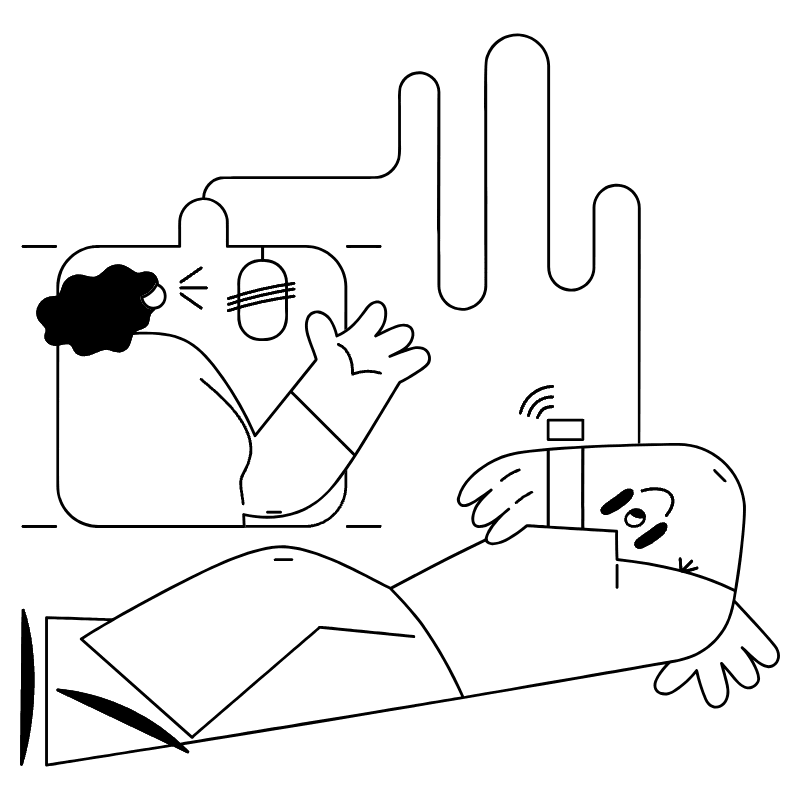 Podcast 1 Illustration from New York Monoline Set