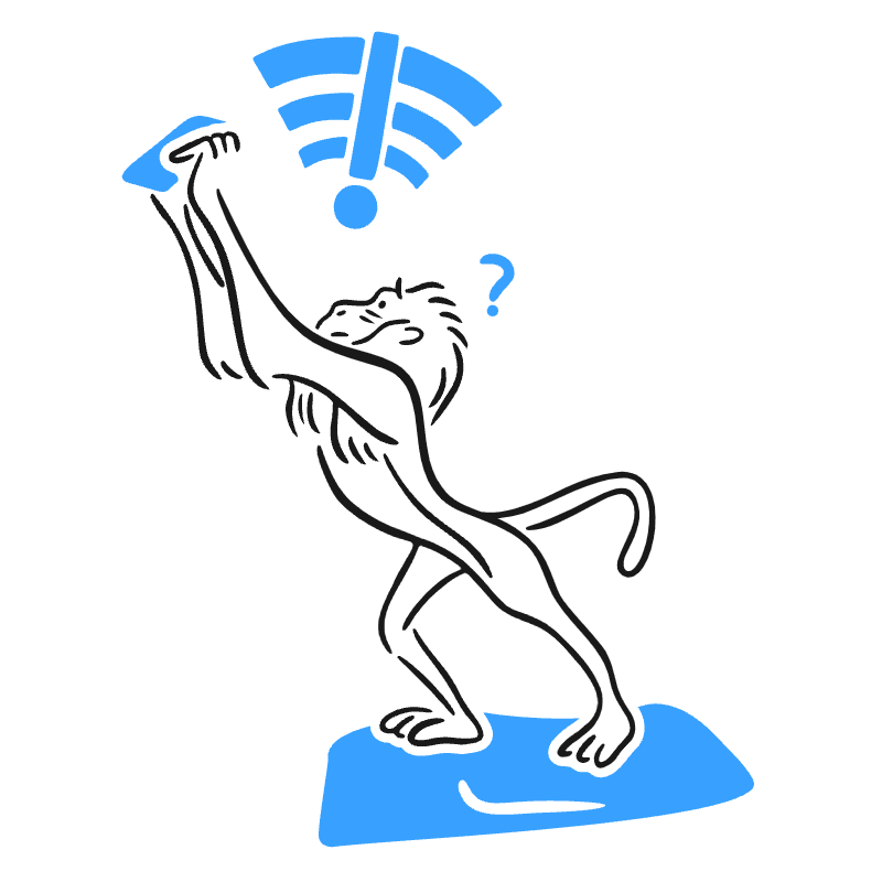 Signal Connectivity Issue Illustration from Brooklyn Set