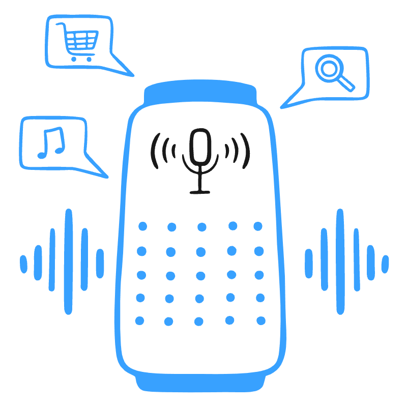 Voice Activated Device Illustration from Brooklyn Set