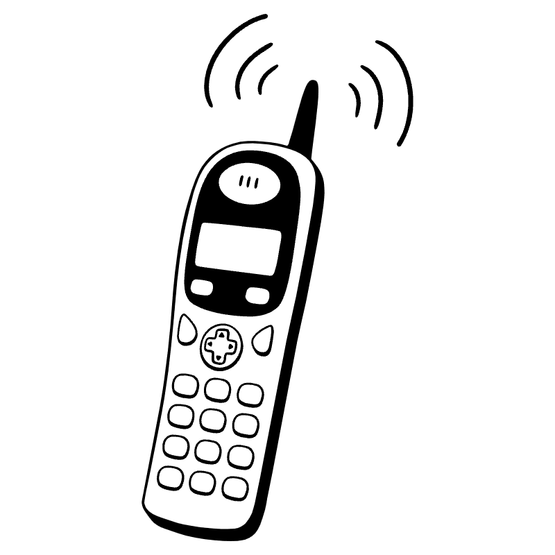 Wireless Phone 1 Illustration from Milano Set