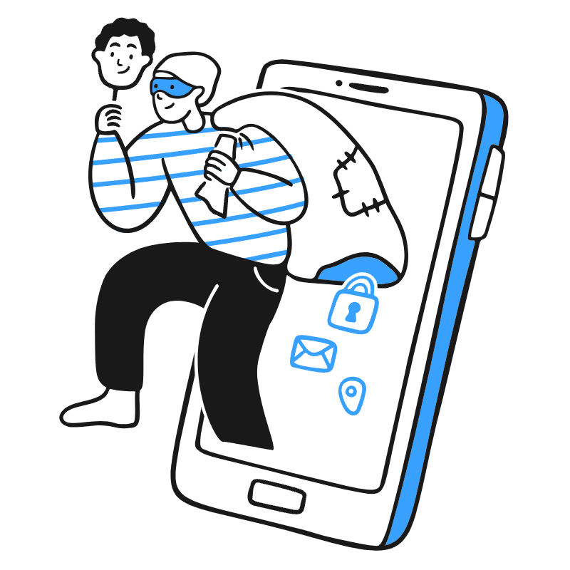 Identity Theft Illustration from Brooklyn Set