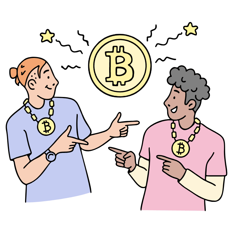 Cryptobro 1 Illustration from Bruxelles Set