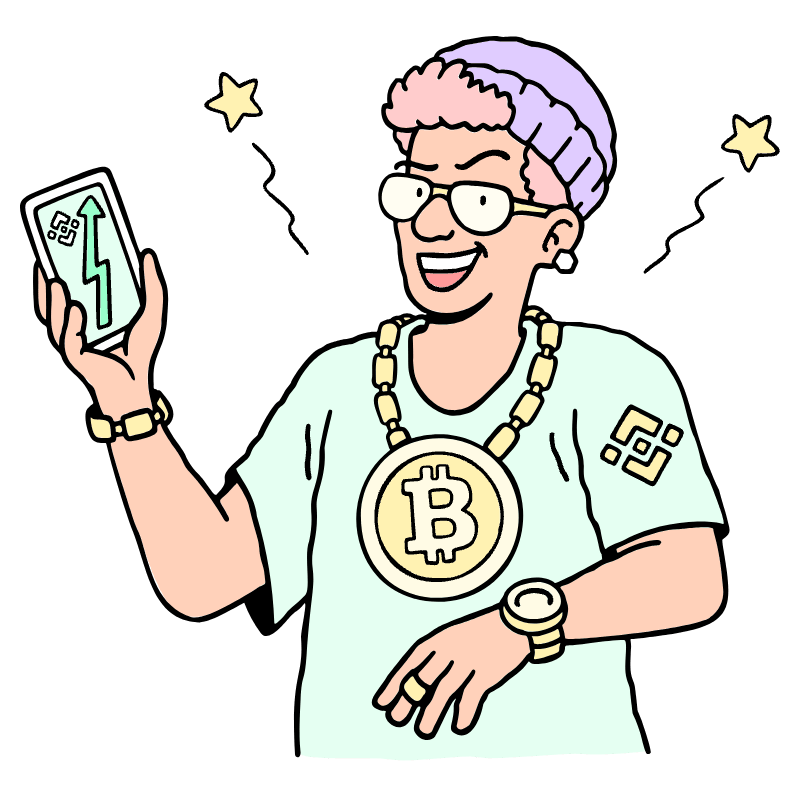 Cryptobro Illustration from Bruxelles Set