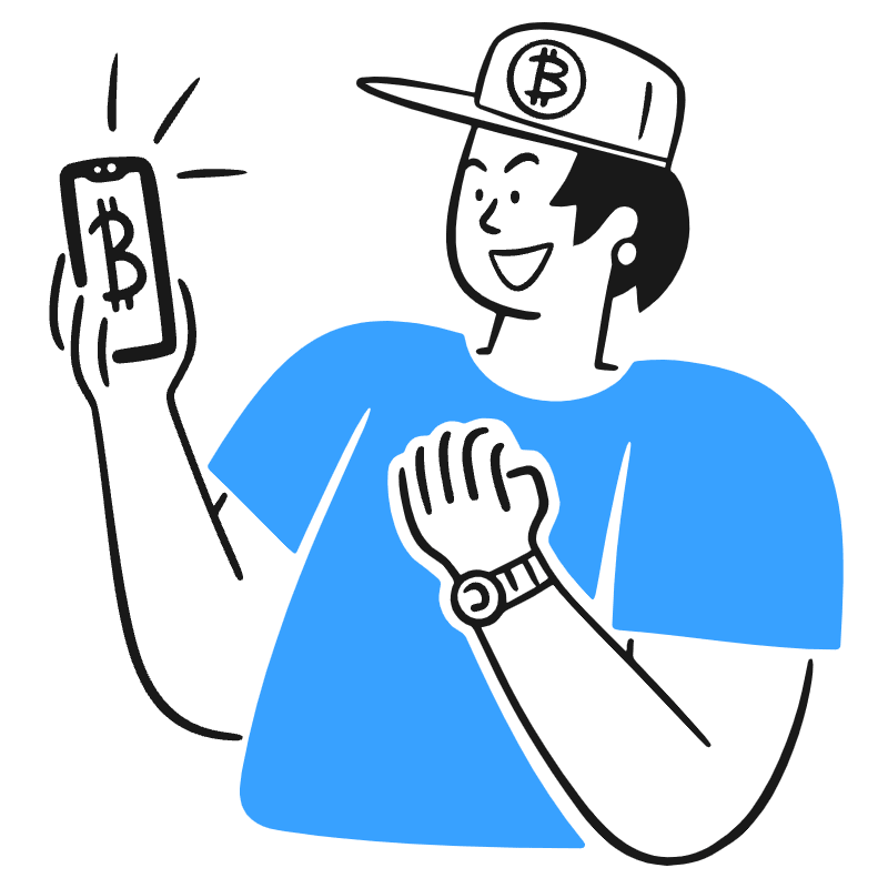 Cryptobro Illustration from Brooklyn Set