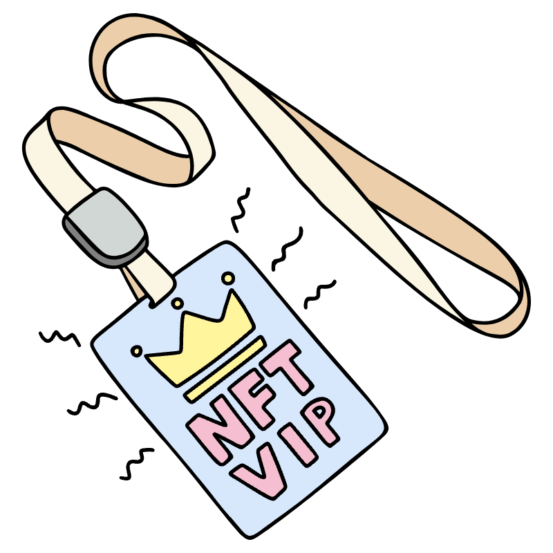 Nft Membership Nfts Illustration from Bruxelles Set