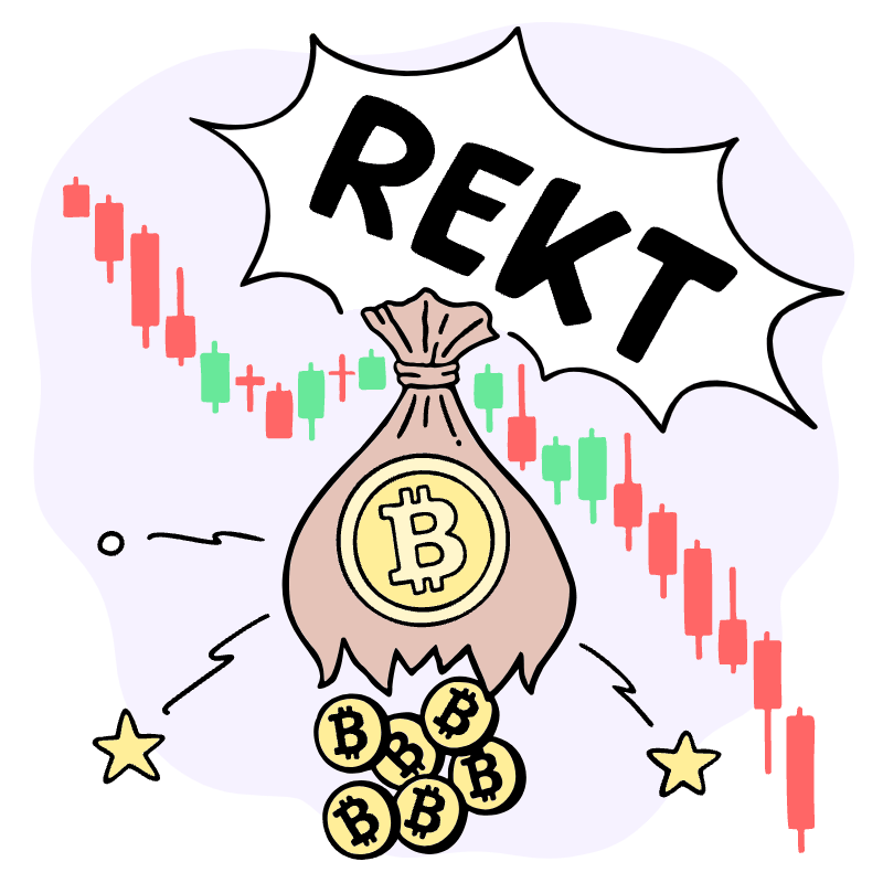 Slang REKT Illustration from Bruxelles Set