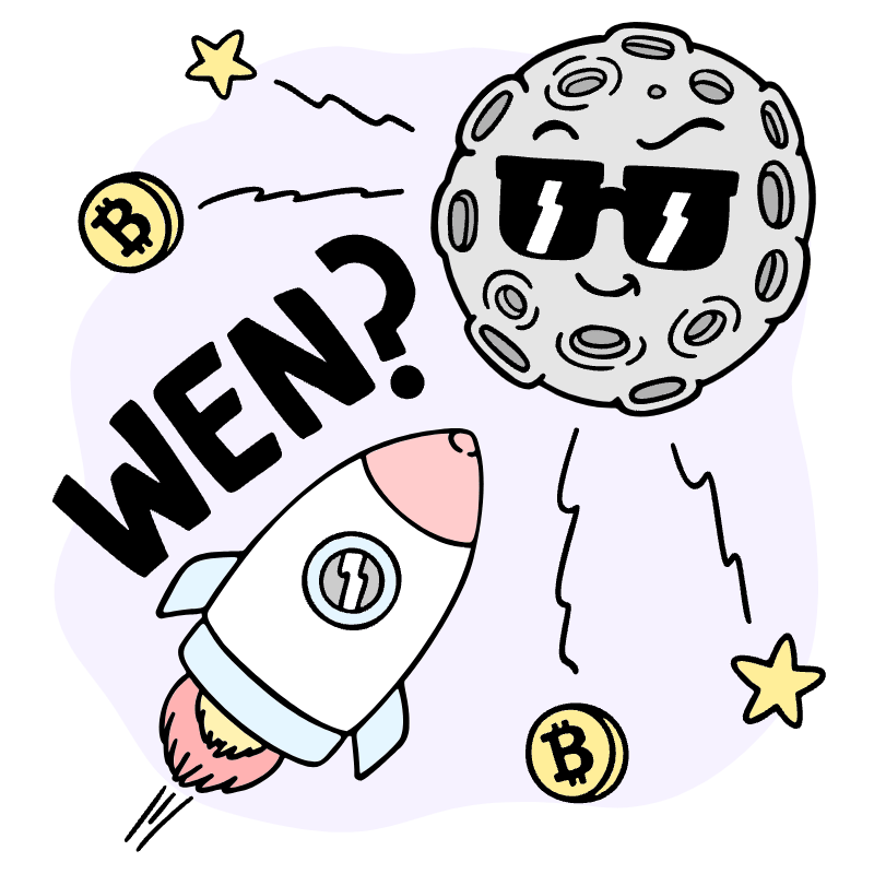 Slang Wen Moon Illustration from Bruxelles Set