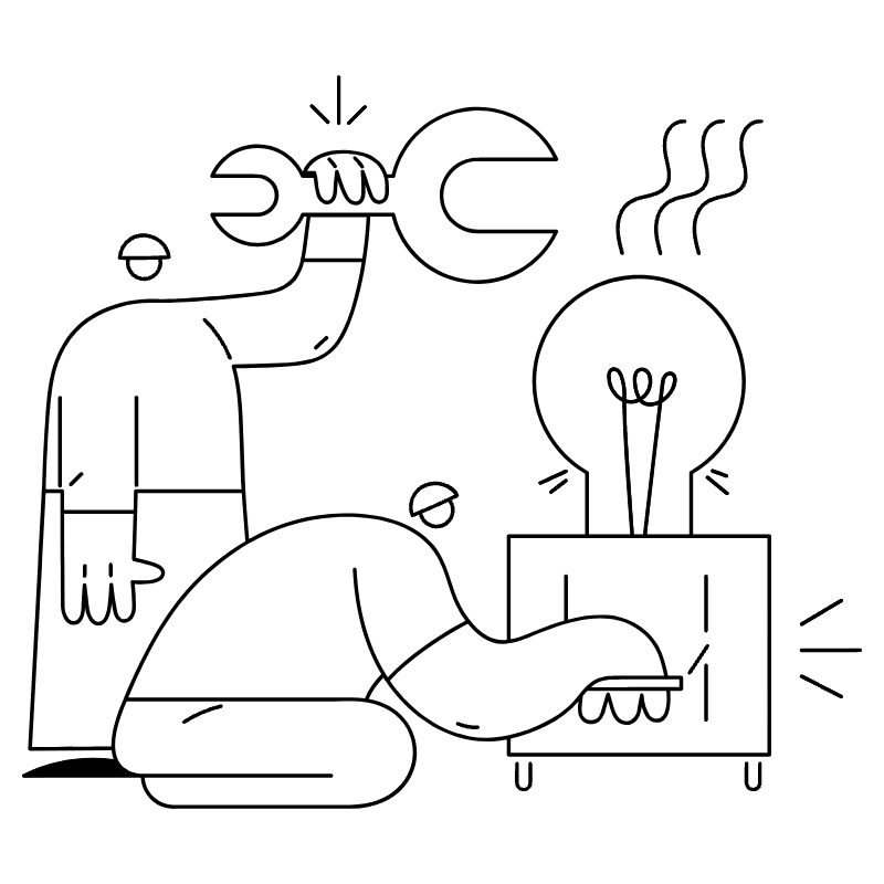 Maintenance Illustration from New York Monoline Set