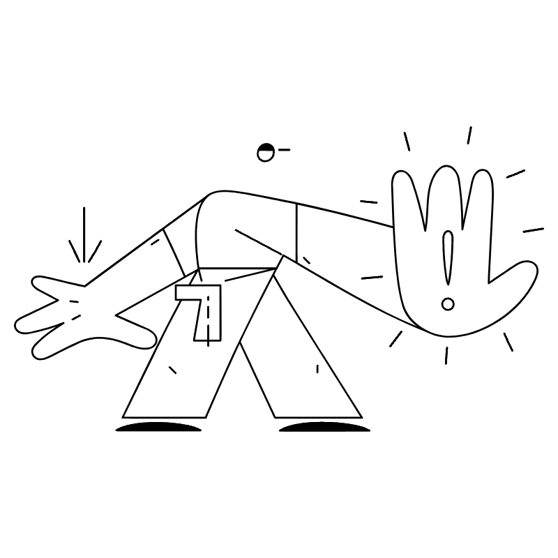 Security Safety Illustration from New York Monoline Set