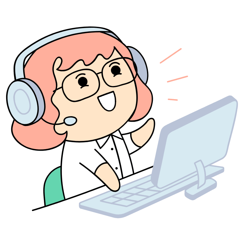 Digital Customer Service Illustration from Seoul Set