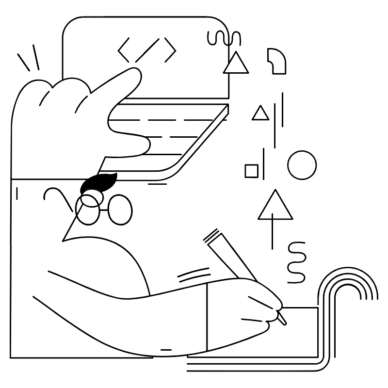 Code Learning Illustration from New York Monoline Set