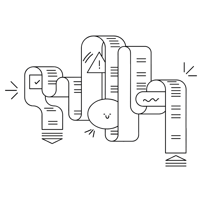 Data Cloud Illustration from New York Monoline Set