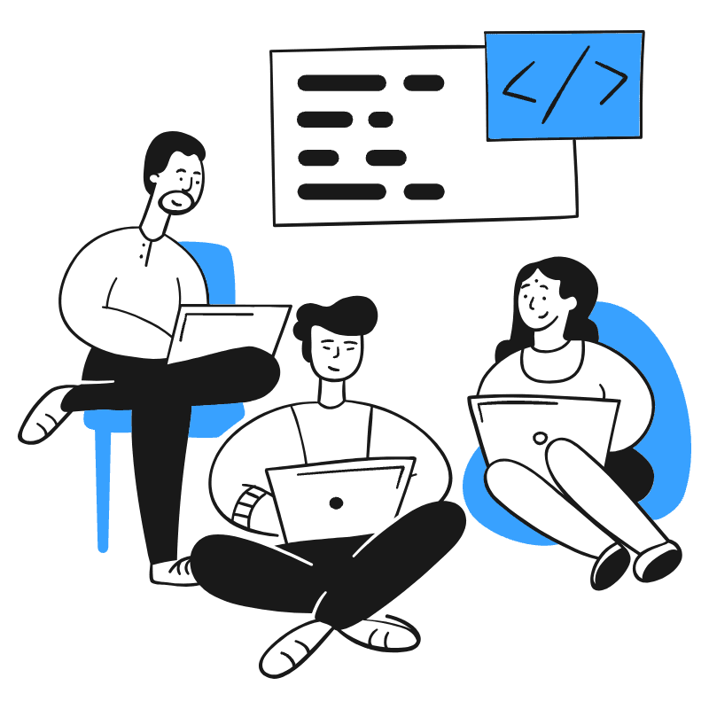 Team Coding 3 Illustration from Brooklyn Set