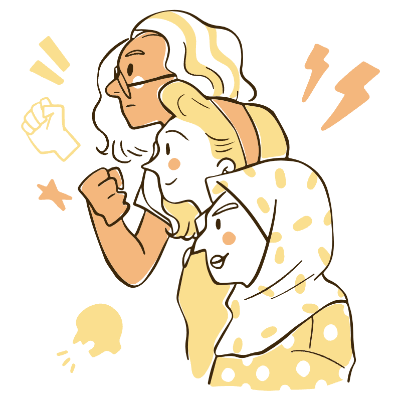 Girl Power 1 Illustration from Djakarta Set