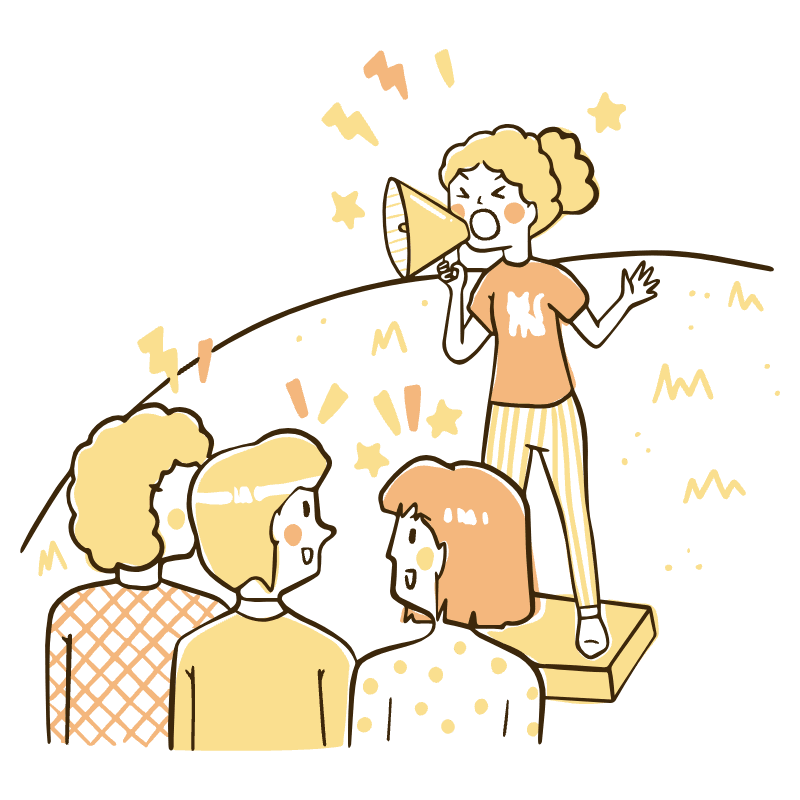 Megaphone 2 Illustration from Djakarta Set