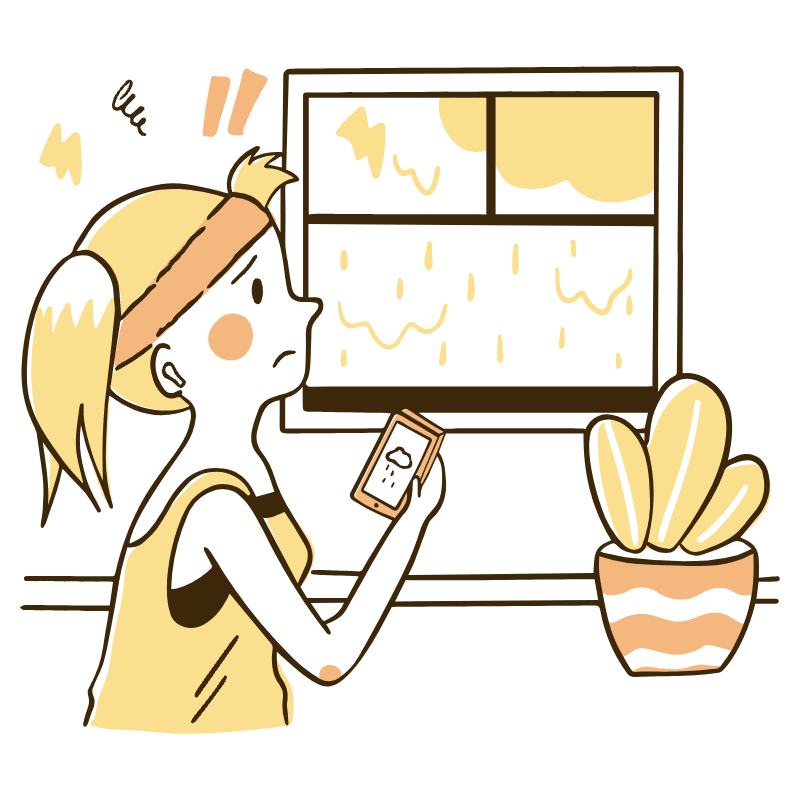 Weather Illustration from Djakarta Set