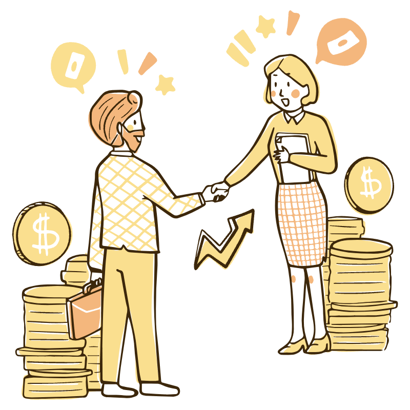 Business Deal 1 Illustration from Djakarta Set