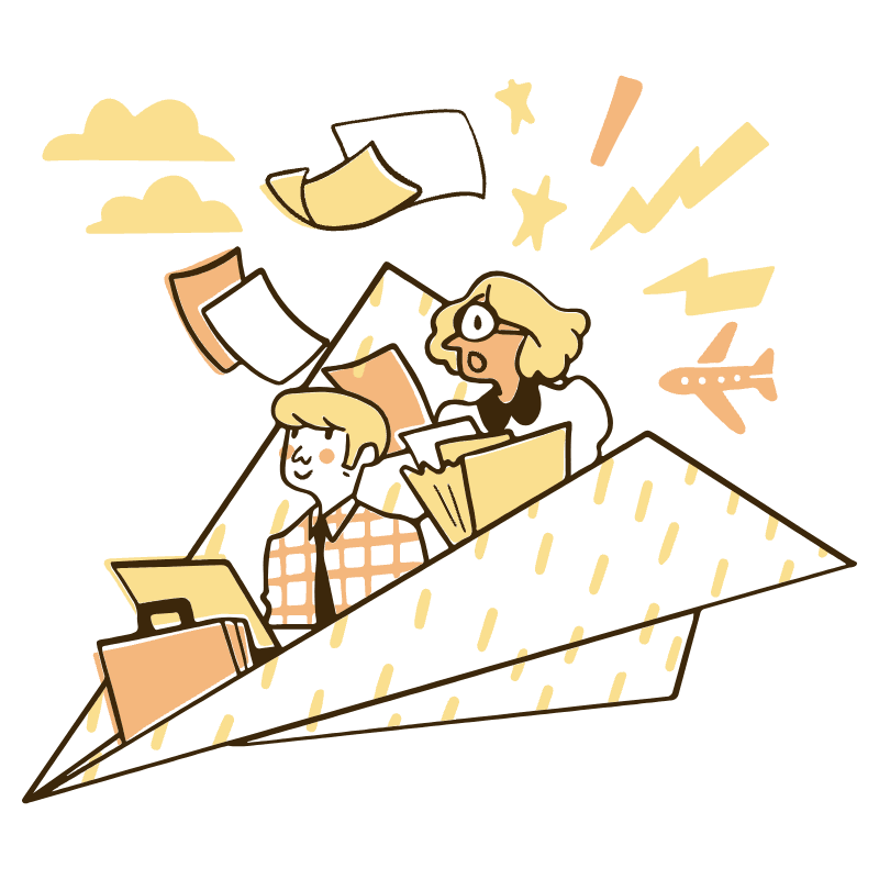 Business Trip Illustration from Djakarta Set