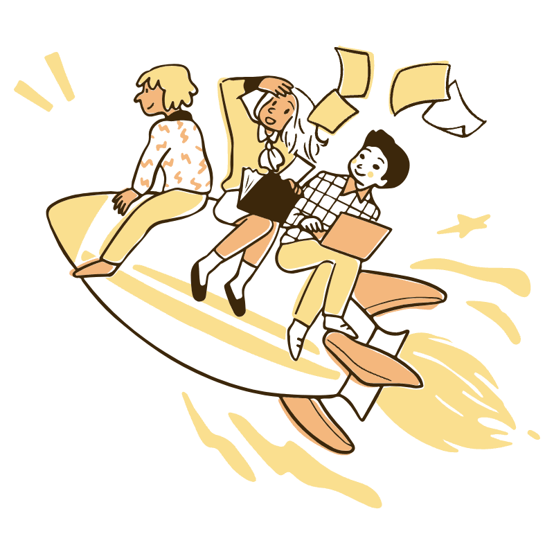 Successful Business Illustration from Djakarta Set