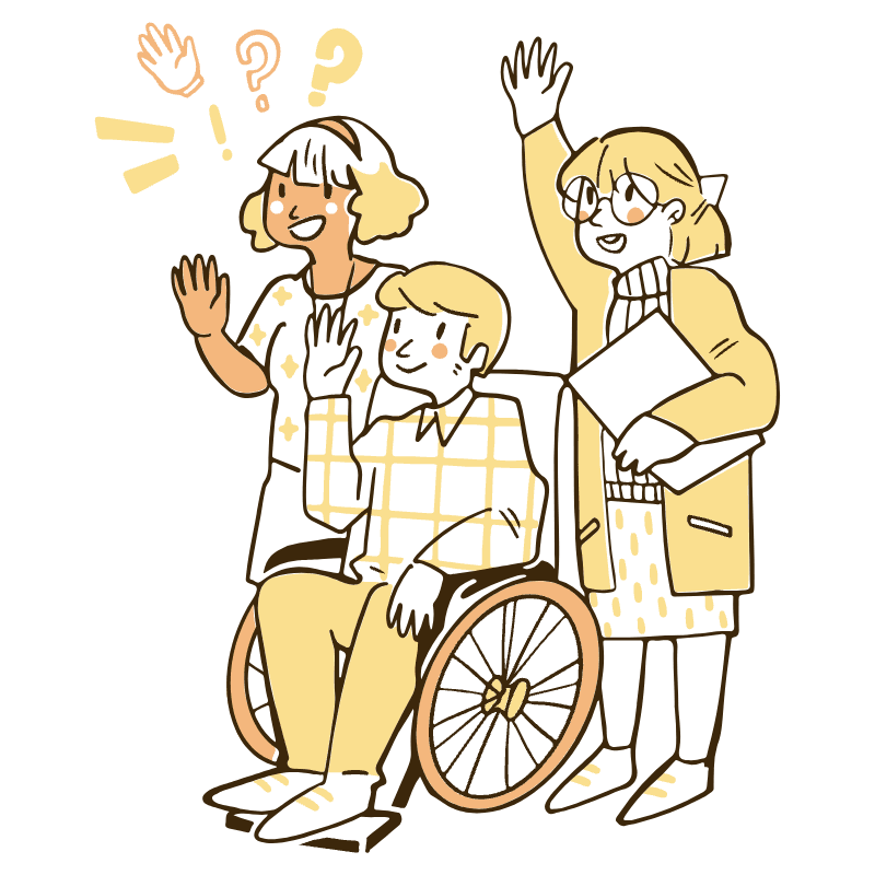 Asking A Question 1 Illustration from Djakarta Set
