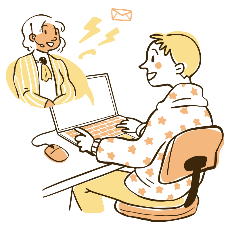 Digital Customer Service 1 Illustration from Djakarta Set