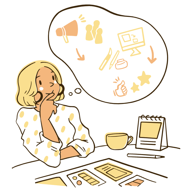 Design Thinking Illustration from Djakarta Set