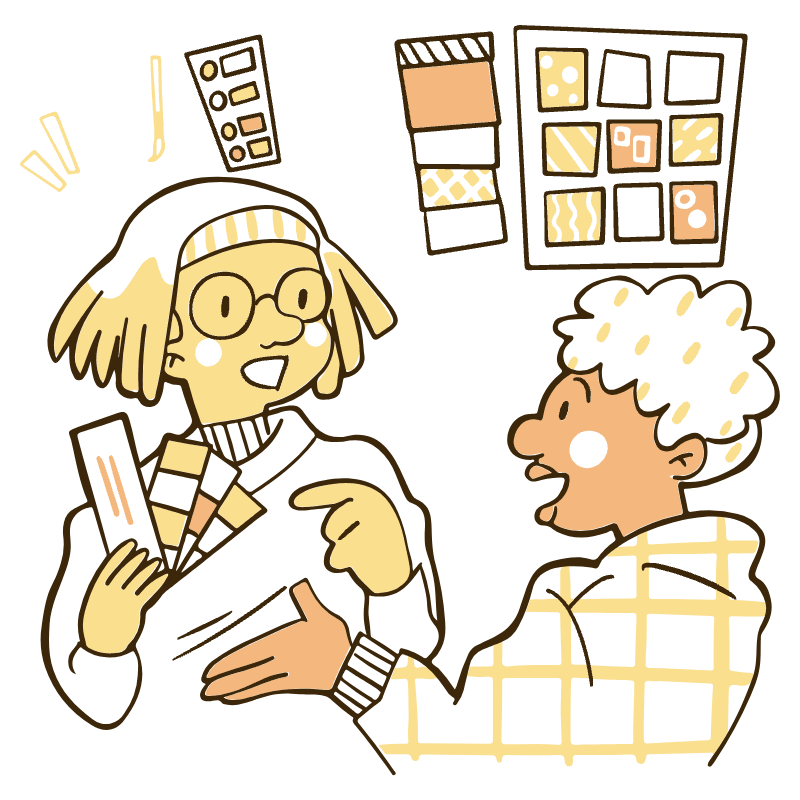 Designer Color Palette Illustration from Djakarta Set