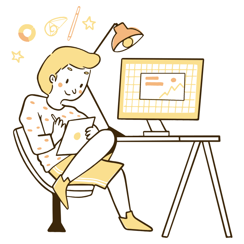 Designer Working 2 Illustration from Djakarta Set
