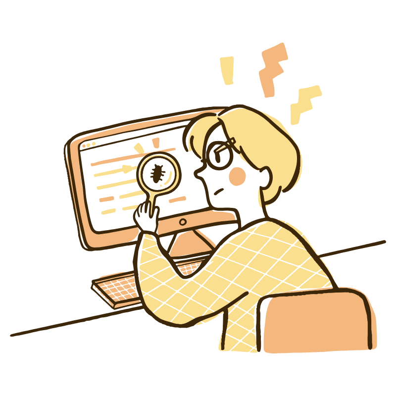 Fixing Bugs Illustration from Djakarta Set