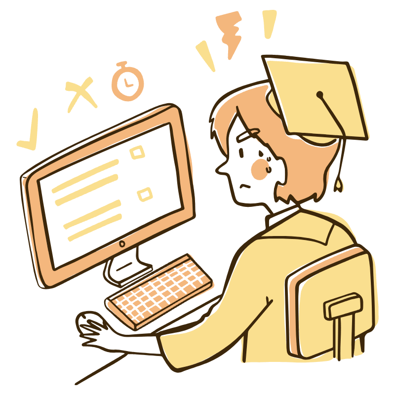 Online Exams 2 Illustration from Djakarta Set