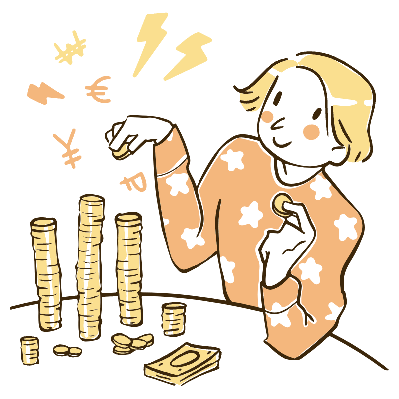 Currencies Illustration from Djakarta Set