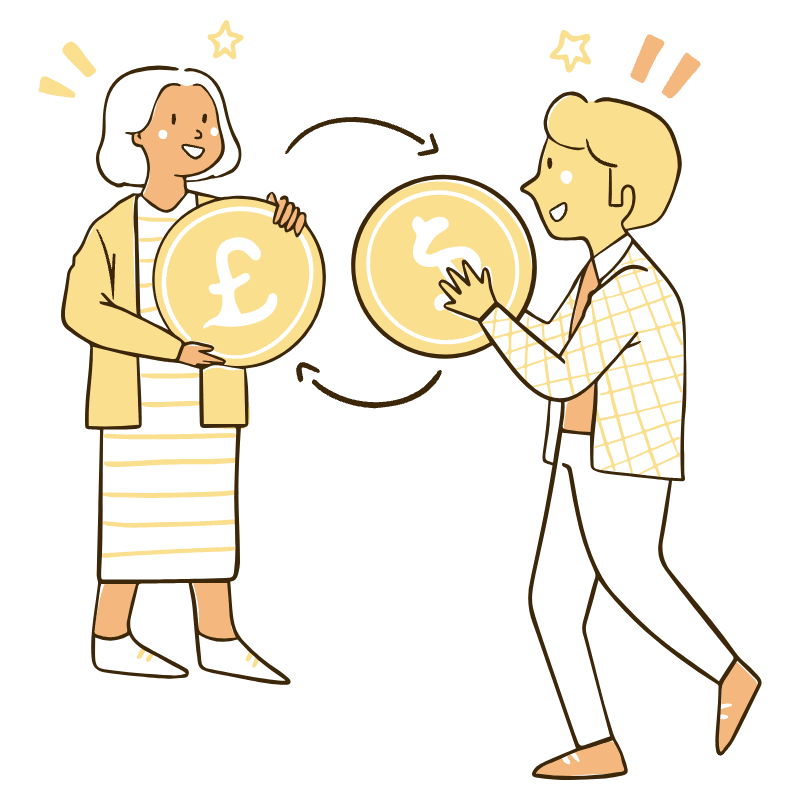 Currency Exchange 1 Illustration from Djakarta Set