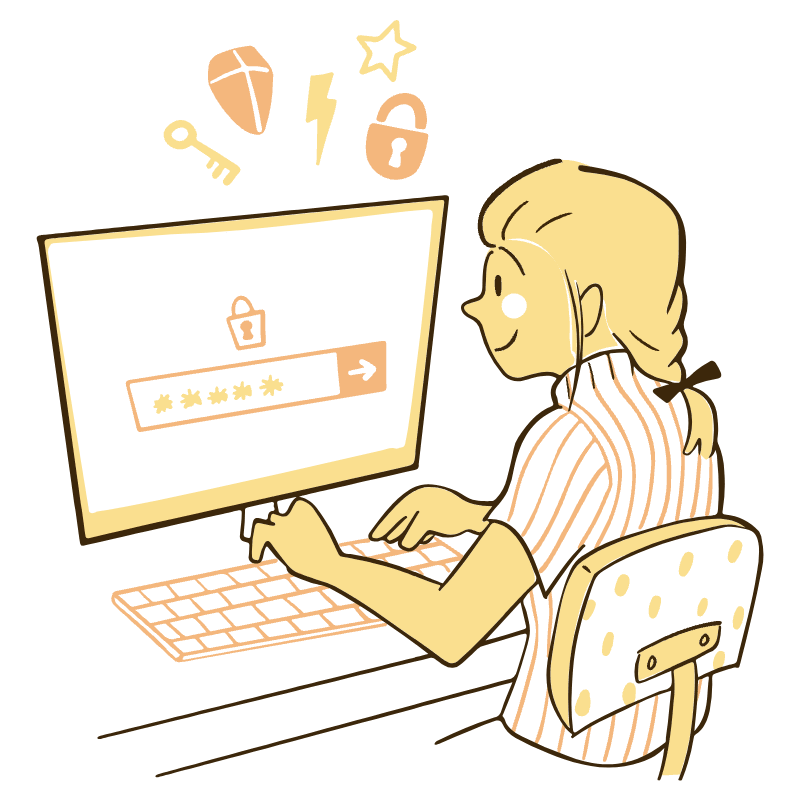 Enter Your Password Illustration from Djakarta Set