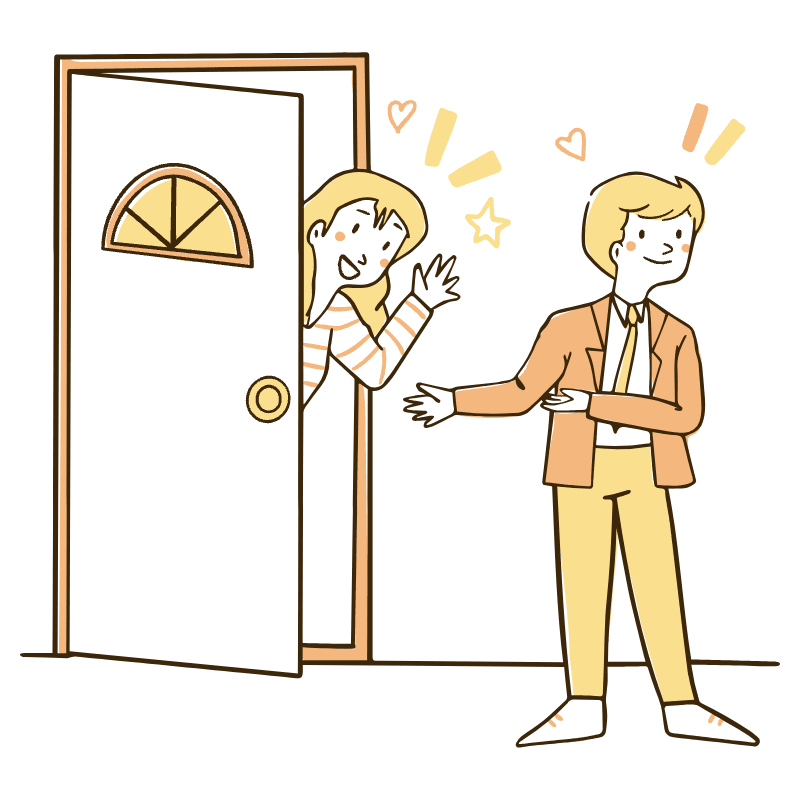 Welcome Illustration from Djakarta Set