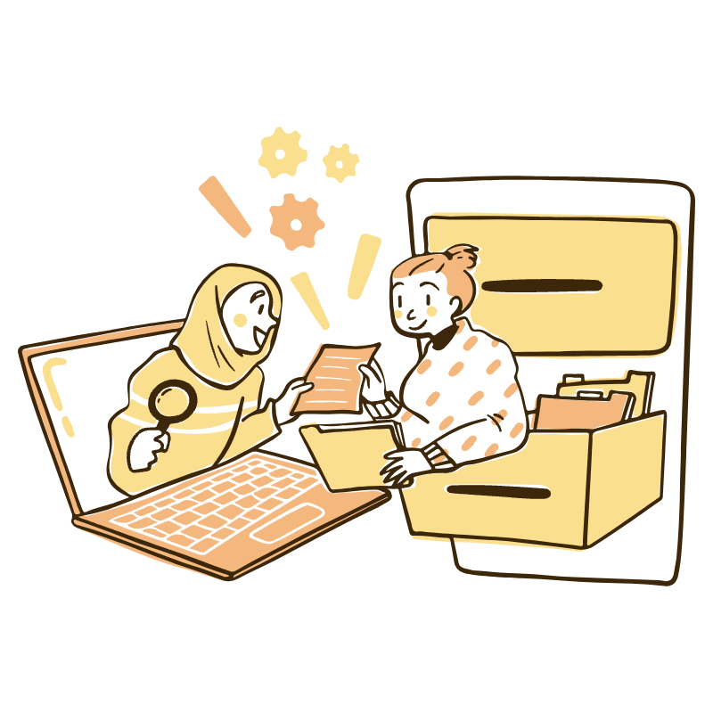 SEO Illustration from Djakarta Set