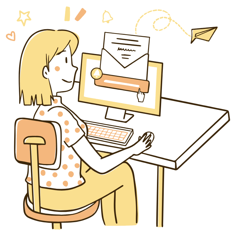 Subscribe Illustration from Djakarta Set