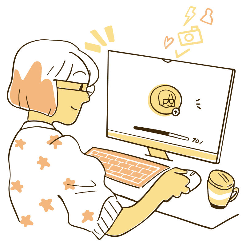 Add Profile Picture Illustration from Djakarta Set