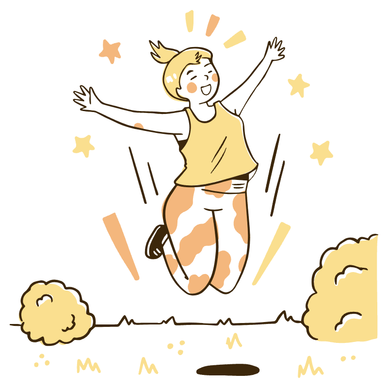 Being Happy Illustration from Djakarta Set